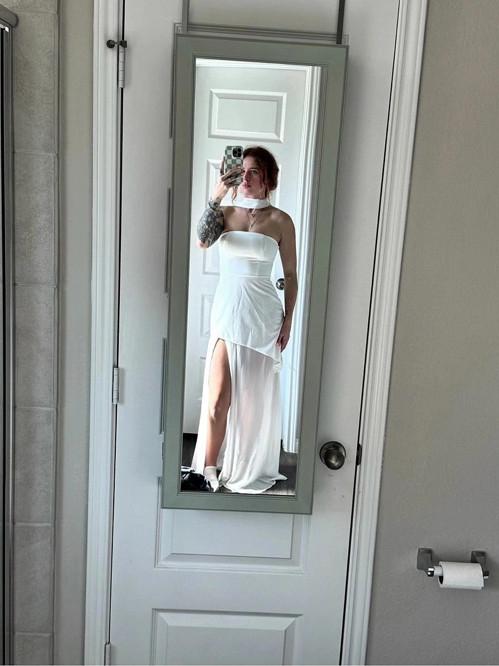 Sunfere Maxi Dress in White Size S NWT